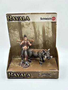 Schleich 70443 Bayala Umitok Warthog Fantasy Figure Set W/Boar Retired Packaged